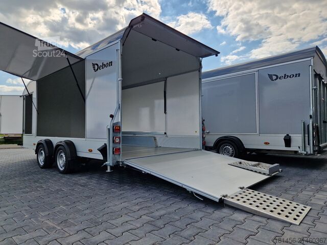 Személyautó utánfutó Debon Roadster 1000 aero 100km/H Pullman Neu