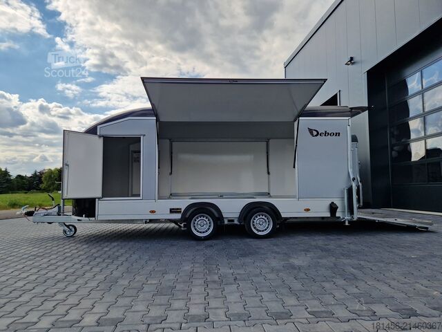 Személyautó utánfutó Debon Roadster 1000 aero 100km/H Pullman Neu