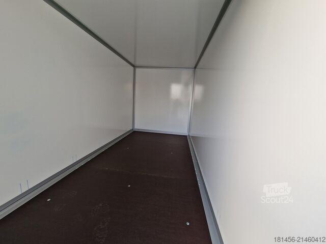 مقطورة صندوقية Wm Meyer direkt zum neuen 3500kg Sandwichkoffer 401x185x205cm Typ WM Meyer AZ 3540/185 Hecktüren