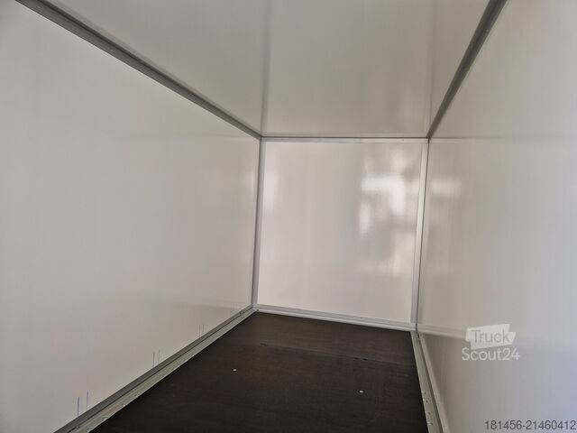 مقطورة صندوقية Wm Meyer direkt zum neuen 3500kg Sandwichkoffer 401x185x205cm Typ WM Meyer AZ 3540/185 Hecktüren