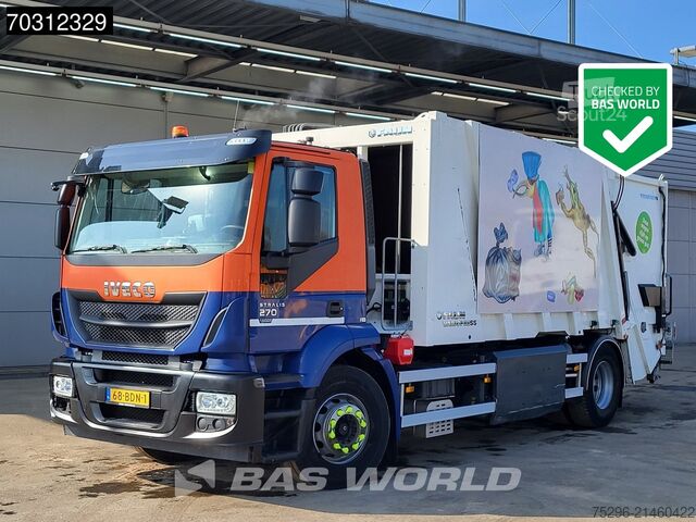 Véhicule de collecte des déchets Iveco Stralis 270 Stralis 4X2 NL-Truck APK CNG Engine...