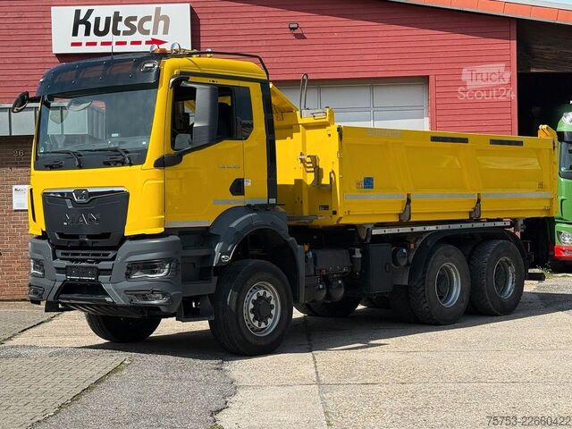 Camión volquete MAN TGS 33.520/6x6H BL Allrad-Kipper, Bordmatik
