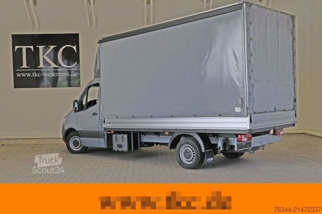 Tentinė furgonė MERCEDES-BENZ Sprinter 317 CDI Maxi Pritsche Schiebeplane #T88