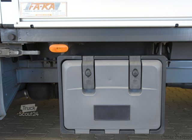 Tentinė furgonė MERCEDES-BENZ Sprinter 317 CDI Maxi Pritsche Schiebeplane #T88