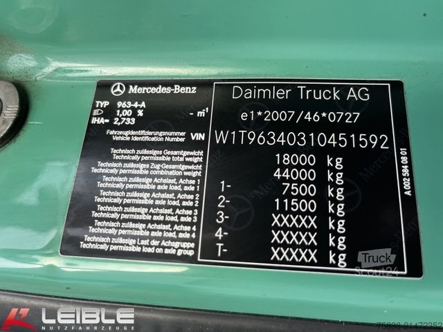 Tracteur routier standard MERCEDES-BENZ Actros 1851*Stream Space*Hydraulik*Standklima*