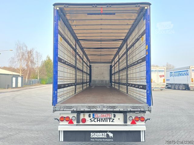Atvērta puspiekabe ar tentu SCHMITZ CARGOBULL SCS 24/L - 13.62 EB PowerCurtain Liftachse