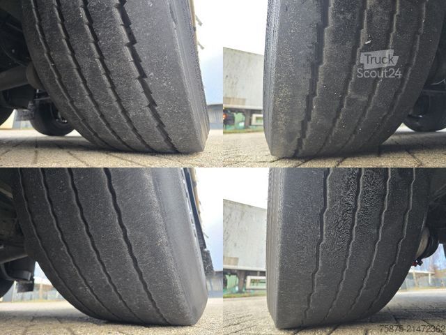 Atvērta puspiekabe ar tentu SCHMITZ CARGOBULL SCS 24/L - 13.62 EB PowerCurtain Liftachse