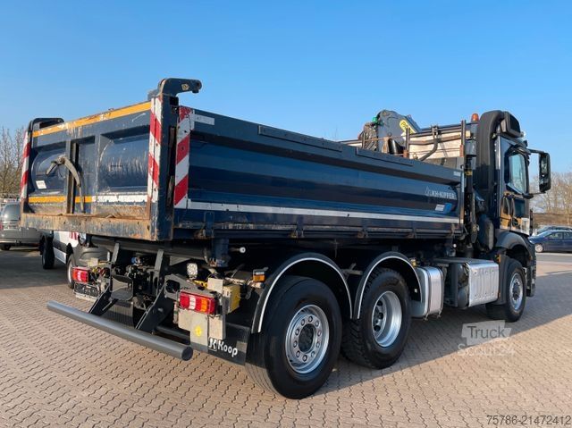 Tre-sidet tipbil MERCEDES-BENZ Acros 2545 BL/ HAD/ Kipper/ PK 19001/ 5+6/ Funk