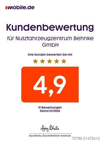 Tre-sidet tipbil MERCEDES-BENZ Acros 2545 BL/ HAD/ Kipper/ PK 19001/ 5+6/ Funk