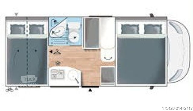 Capucine CHAUSSON C 714 GA Flash *Brennstoffzelle*Mitnahme Hund*