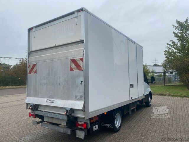 Furgoneta caja IVECO Daily 35C14 Hi-Matic Koffer mit Ladebordwand