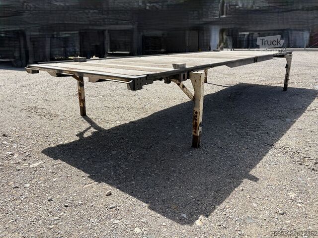 Wissellaadbak platform Wecon Verzinkte 7,82m Plattform niedrig 150 mm