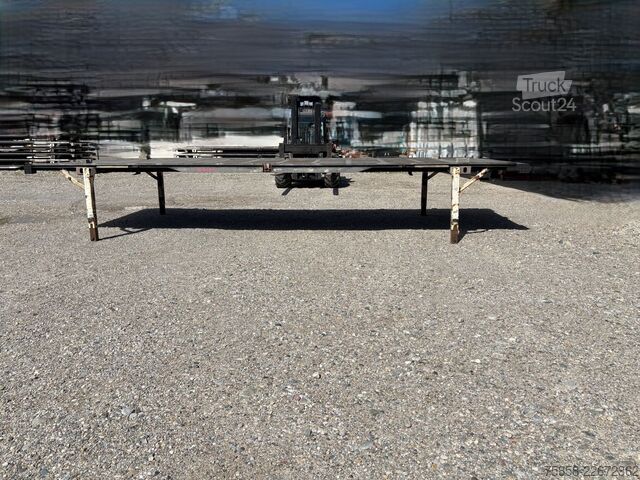 Wissellaadbak platform Wecon Verzinkte 7,82m Plattform niedrig 150 mm