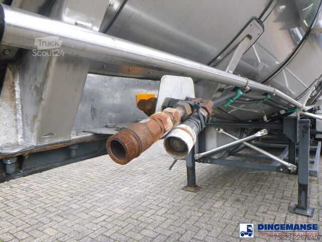 Tartály Burg Chemical tank inox 32.6 m3 / 3 comp