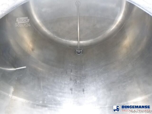 Tartály Burg Chemical tank inox 32.6 m3 / 3 comp