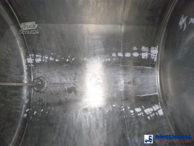 Tartály Burg Chemical tank inox 32.6 m3 / 3 comp