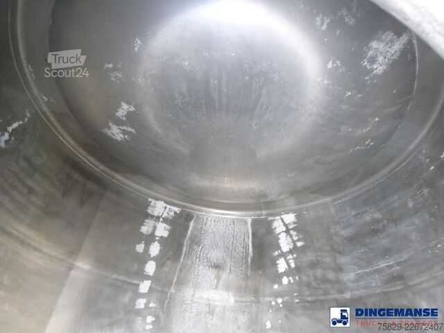 Tartály Burg Chemical tank inox 32.6 m3 / 3 comp