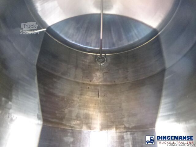 Tartály Burg Chemical tank inox 32.6 m3 / 3 comp