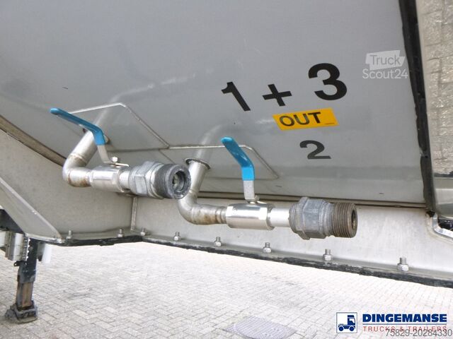 Резервуар Van Hool Food tank inox 62 m3 / 3 comp