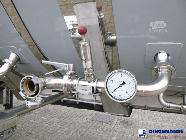 Резервуар Van Hool Food tank inox 62 m3 / 3 comp