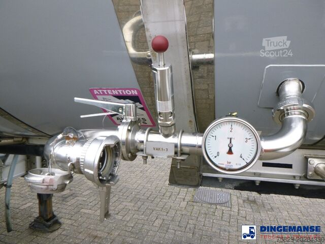 Резервуар Van Hool Food tank inox 62 m3 / 3 comp