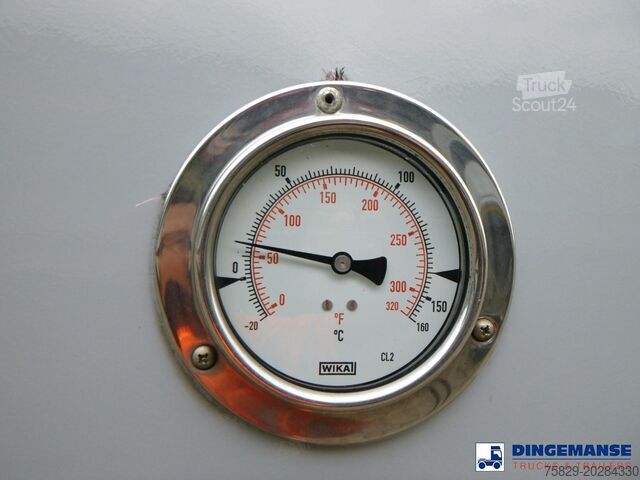 Tank Van Hool Food tank inox 62 m3 / 3 comp