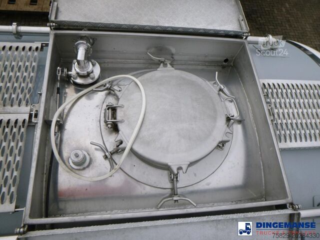 Tank Van Hool Food tank inox 62 m3 / 3 comp