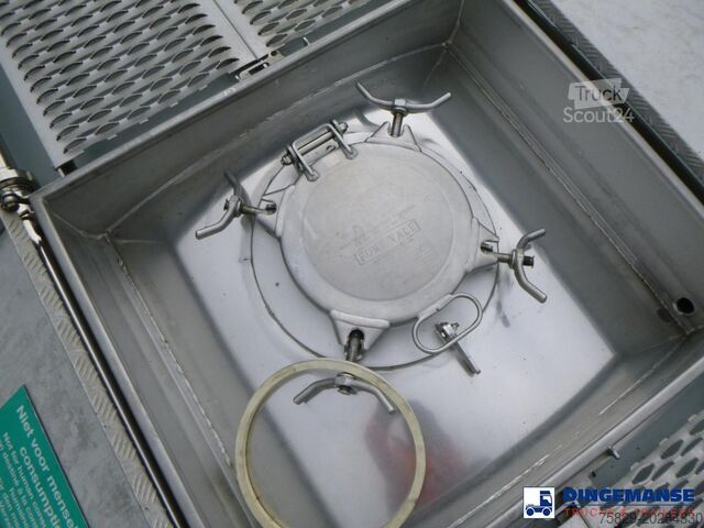 Tank Van Hool Food tank inox 62 m3 / 3 comp