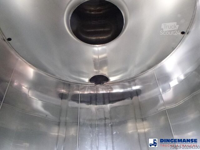Tank Van Hool Food tank inox 62 m3 / 3 comp