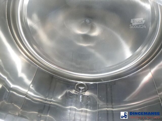 Tank Van Hool Food tank inox 62 m3 / 3 comp