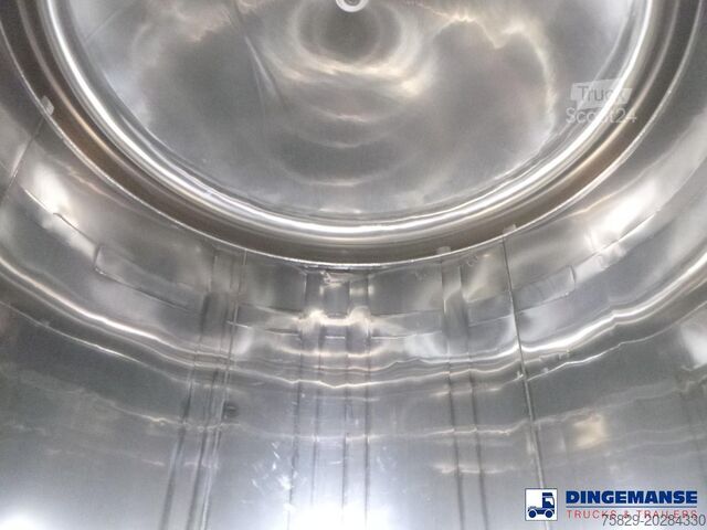 Tank Van Hool Food tank inox 62 m3 / 3 comp