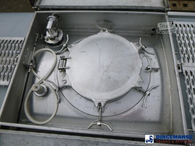 Tank Van Hool Food tank inox 62 m3 / 3 comp