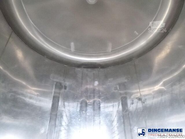 Tank Van Hool Food tank inox 62 m3 / 3 comp