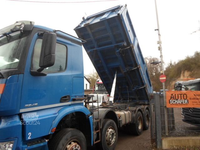 Tipper truck MERCEDES-BENZ 3245 AROCS/ 8x4/ Bordmatic