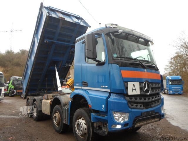 Tipper truck MERCEDES-BENZ 3245 AROCS/ 8x4/ Bordmatic