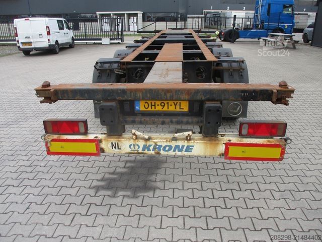 Wissellaadbak oplegger KRONE SDC 27 | 2x20-30-40 ft | BPW | LIFT | EXTENDABLE