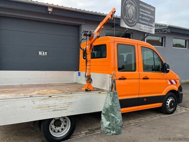 Pritschenwagen VOLKSWAGEN CRAFTER 50 PRITSCHE DoKa LADEKRAN AHK STANDHZG