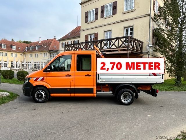 Pritschenwagen VOLKSWAGEN CRAFTER 50 PRITSCHE DoKa LADEKRAN AHK STANDHZG