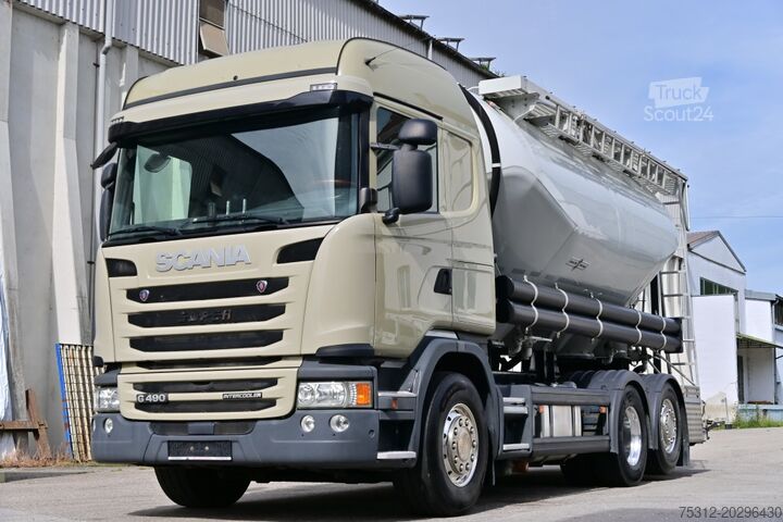 Siló teherautó Scania G490  Silo 6x2 E6 Kompressor Riwo Ice 3 SKL 700