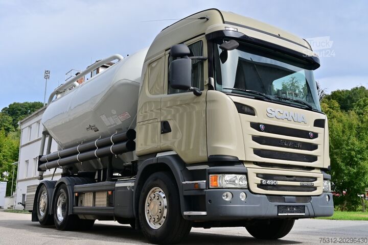 Silo sunkvežimis Scania G490  Silo 6x2 E6 Kompressor Riwo Ice 3 SKL 700