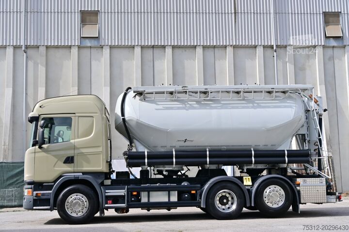 Silo sunkvežimis Scania G490  Silo 6x2 E6 Kompressor Riwo Ice 3 SKL 700