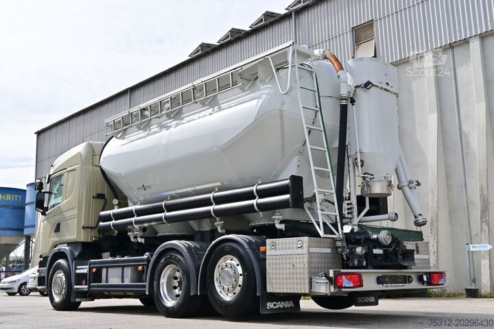Silo sunkvežimis Scania G490  Silo 6x2 E6 Kompressor Riwo Ice 3 SKL 700