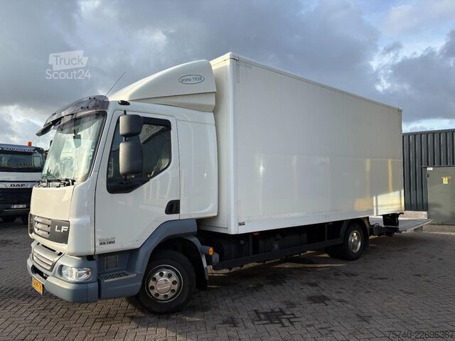 Benne fermée DAF LF 45.180 + euro 5 + 12ton + 5.58m box + lift