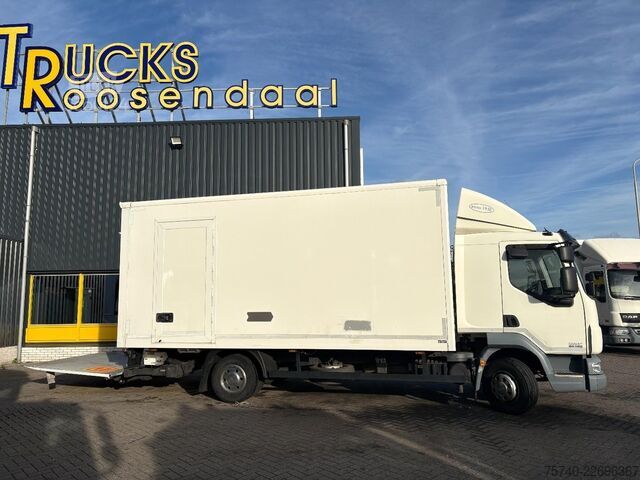 Benne fermée DAF LF 45.180 + euro 5 + 12ton + 5.58m box + lift