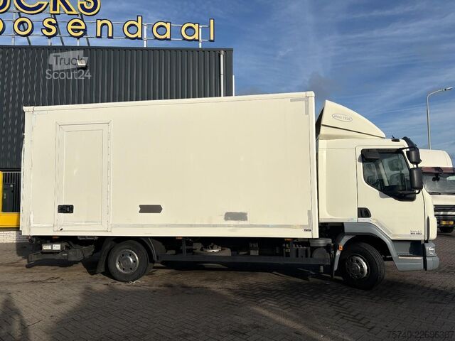 Benne fermée DAF LF 45.180 + euro 5 + 12ton + 5.58m box + lift