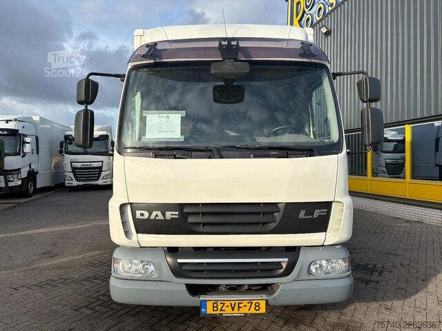 Benne fermée DAF LF 45.180 + euro 5 + 12ton + 5.58m box + lift