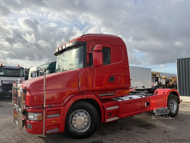 Standard-SZM Scania T 124 LA 4X2 NA400 + manual + euro 2 + 4.70m wh...