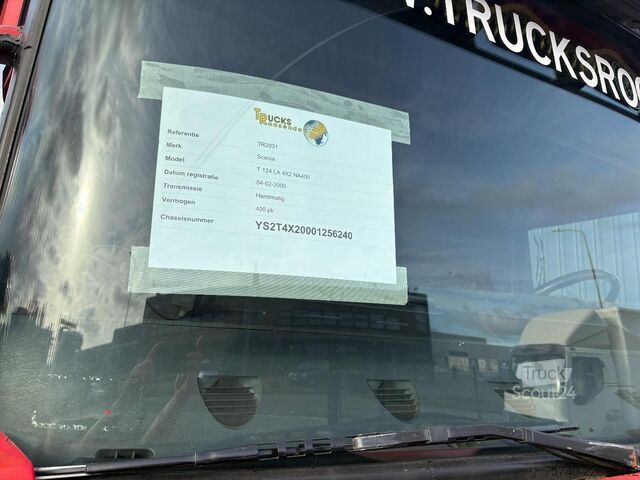 Standard-SZM Scania T 124 LA 4X2 NA400 + manual + euro 2 + 4.70m wh...