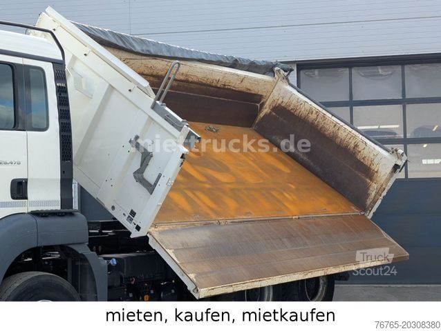 Üç taraflı damperli kamyon MAN 26.470 6x4 Meiller Bordmatik  1760 Euro mtl.
