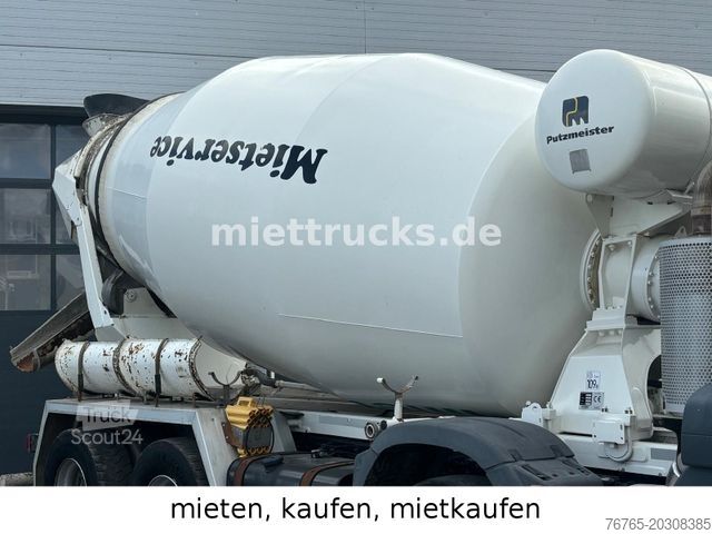 Concrete mixer truck MAN 32.420 Putzmeister 10m³ mieten,kaufen,mietkaufen